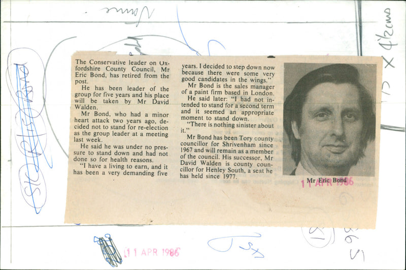 Eric Bond - Vintage Photograph