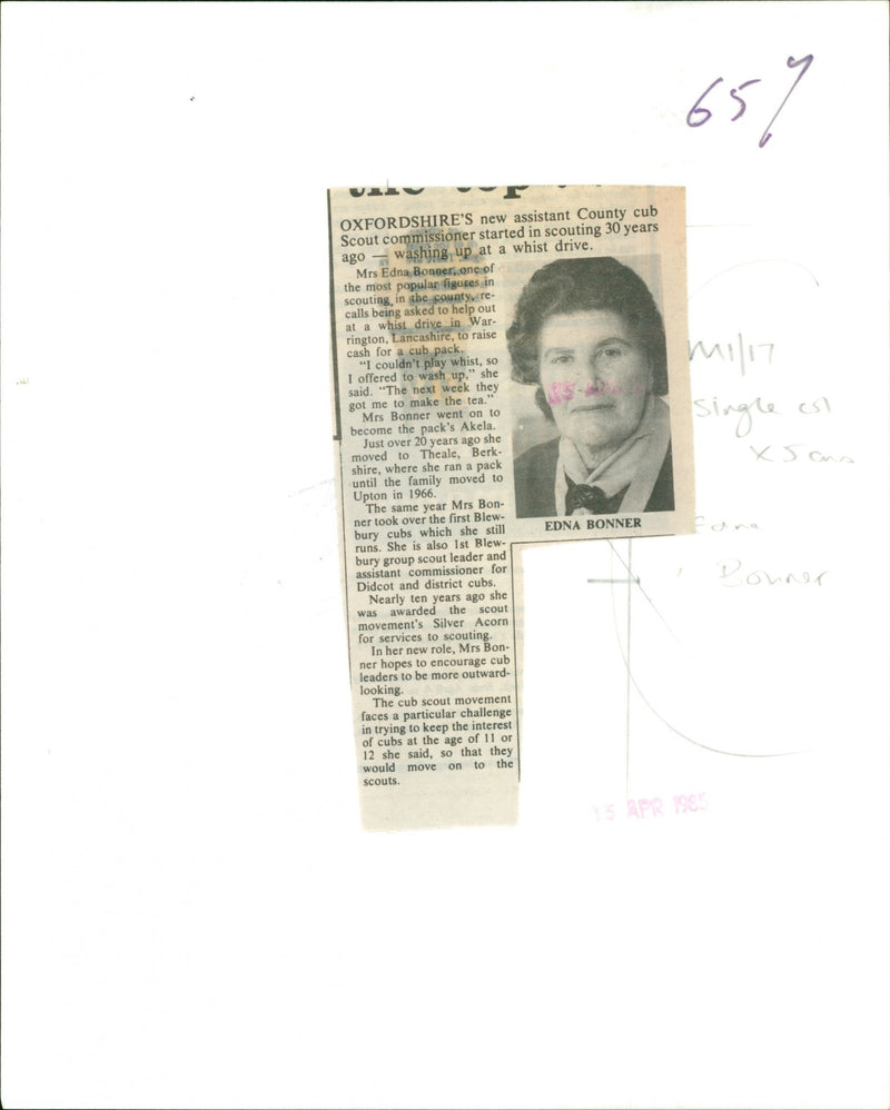 Edna Bonner - Vintage Photograph