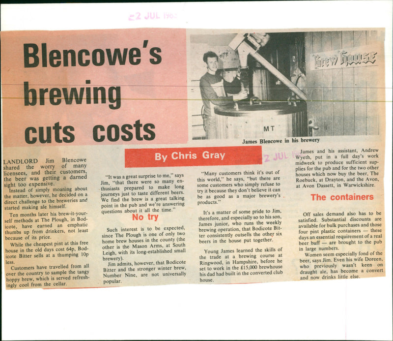 James Blencowe - Vintage Photograph