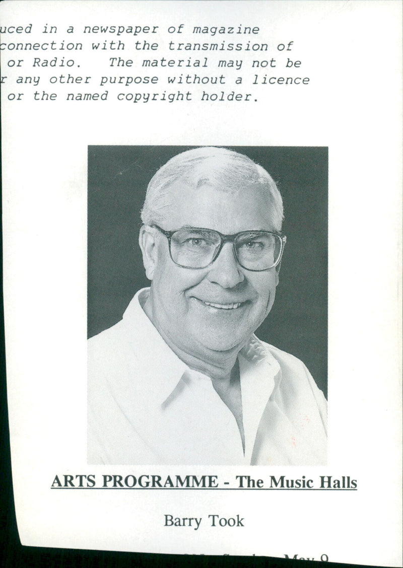 Barry Took - Vintage Photograph