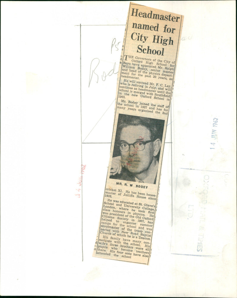 Ralph William Bodey - Vintage Photograph