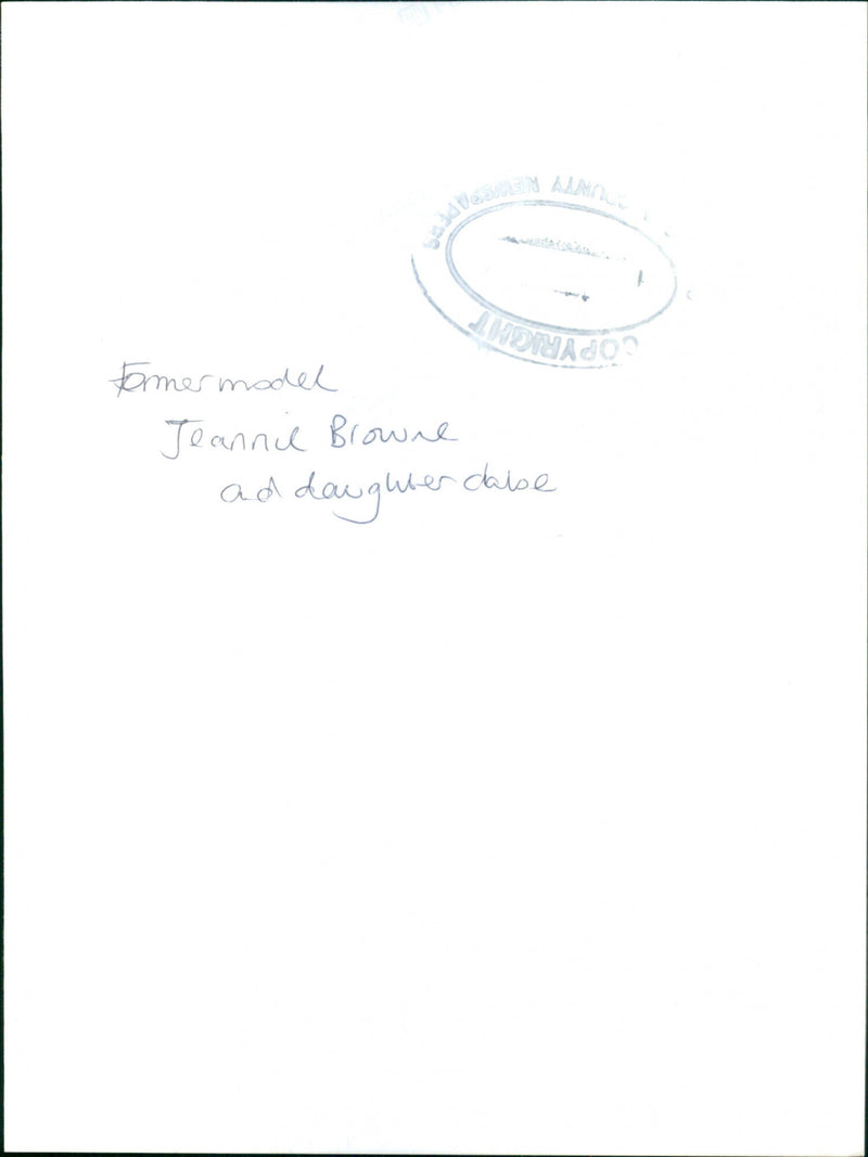 Jeannie Browne - Vintage Photograph