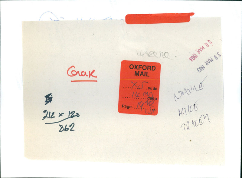 Mike Tracey - Vintage Photograph