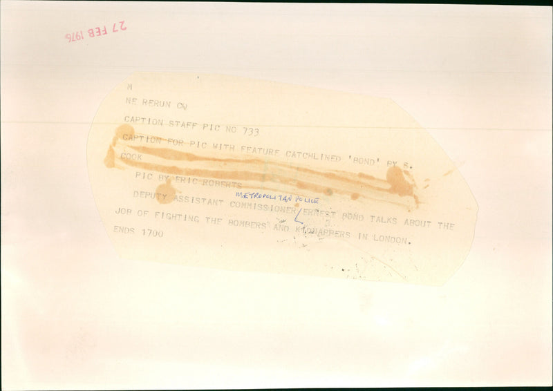 Ernest Bond - Vintage Photograph