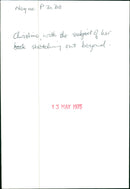 Christine Bloxham - Vintage Photograph