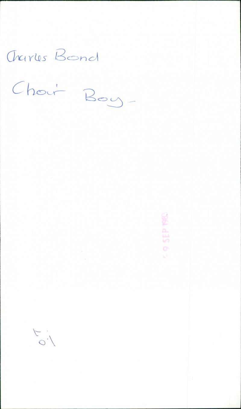Charles Bond - Vintage Photograph