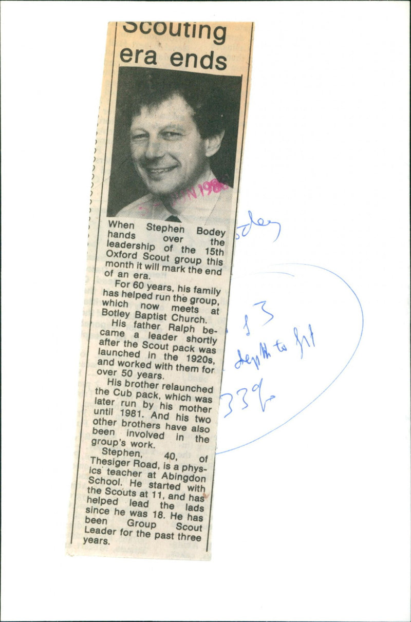 Stephen Bodey - Vintage Photograph