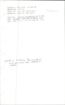 Valeria Blumenthal - Vintage Photograph