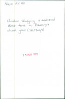 Christine Bloxham - Vintage Photograph