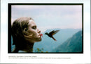 Diana Bewley and a Hummingbird - Vintage Photograph
