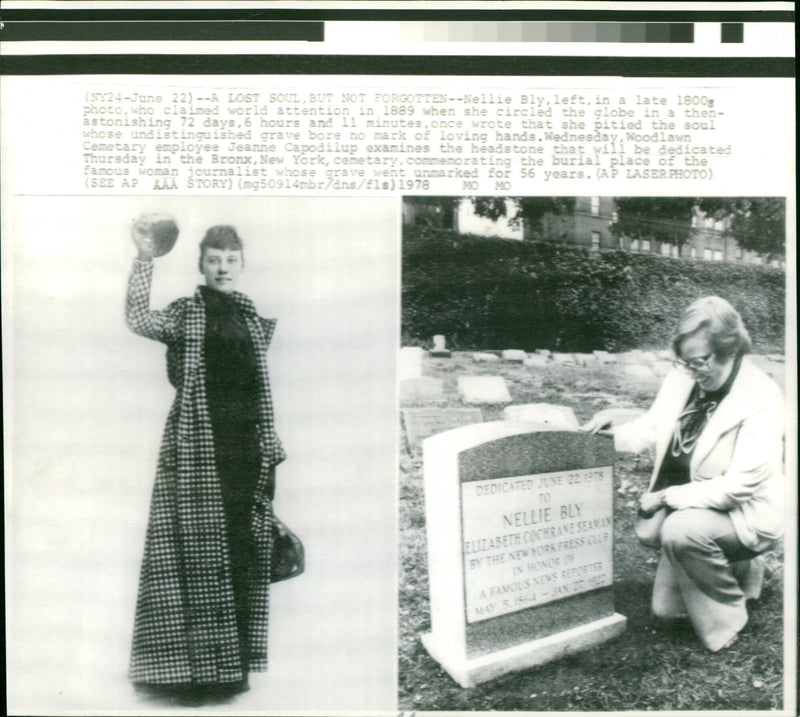 Nellie Bly - Vintage Photograph