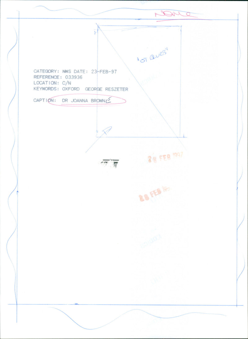 Dr. Joanna Browne - Vintage Photograph