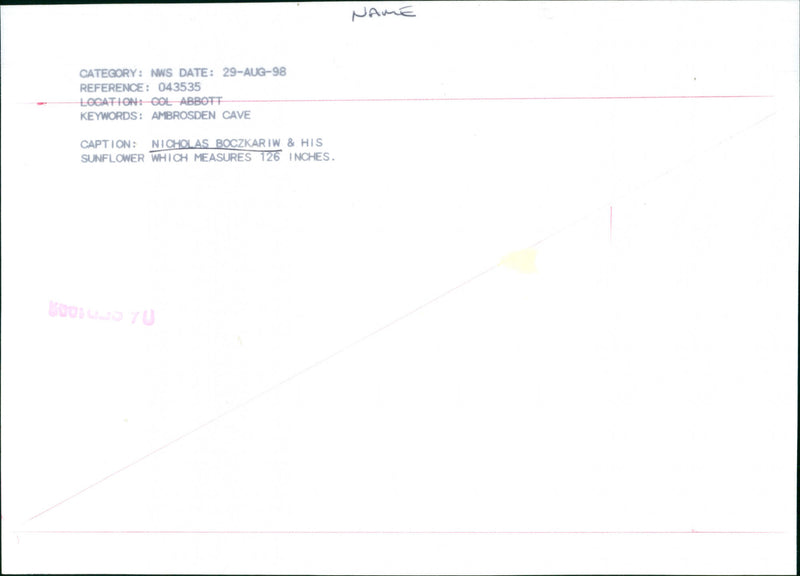 Nicholas Boczkariw - Vintage Photograph