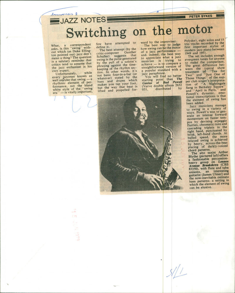 Arthur Blythe - Vintage Photograph