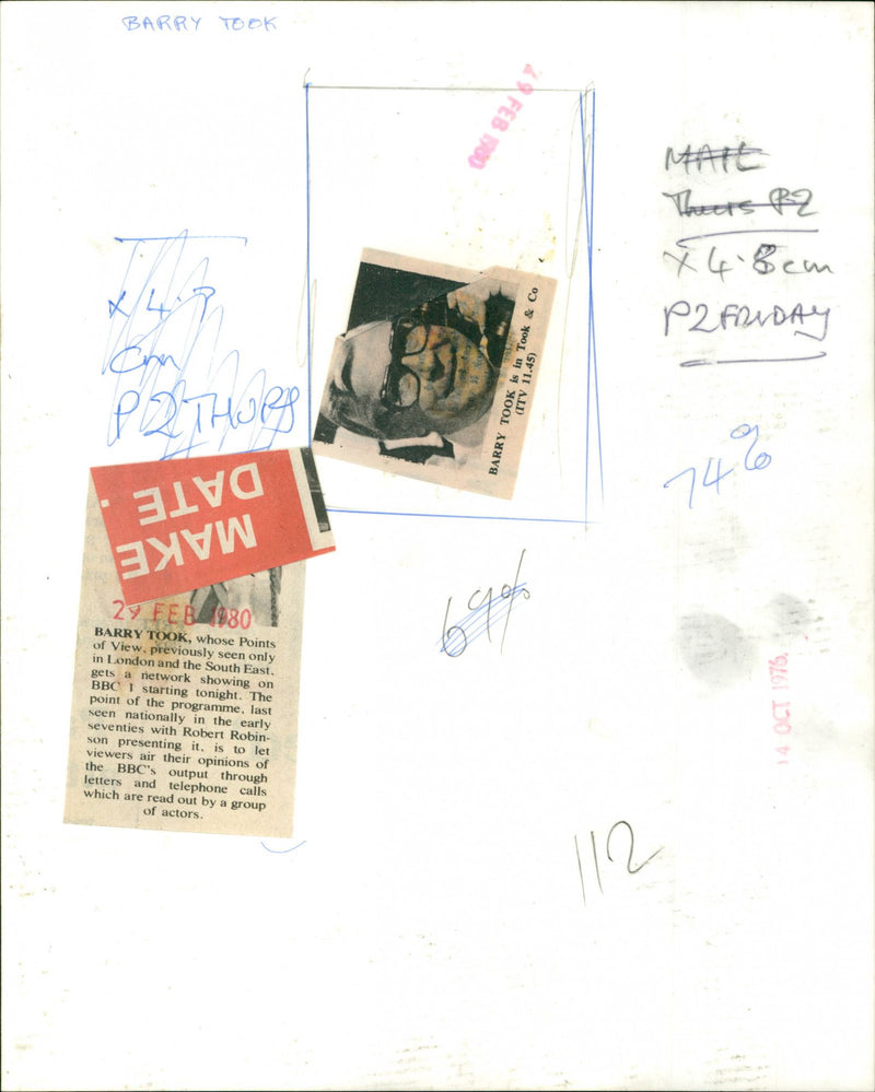 Barry Took - Vintage Photograph