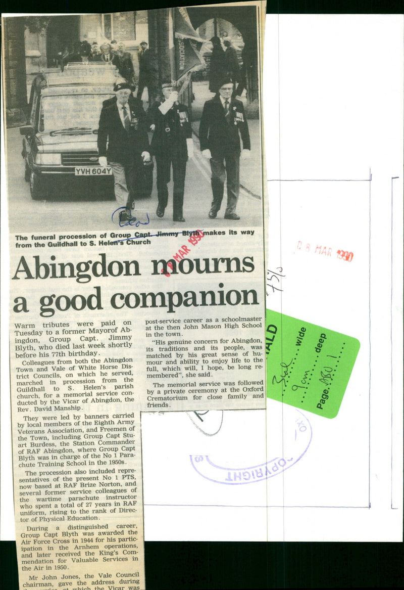 Jimmy Blyth - Vintage Photograph