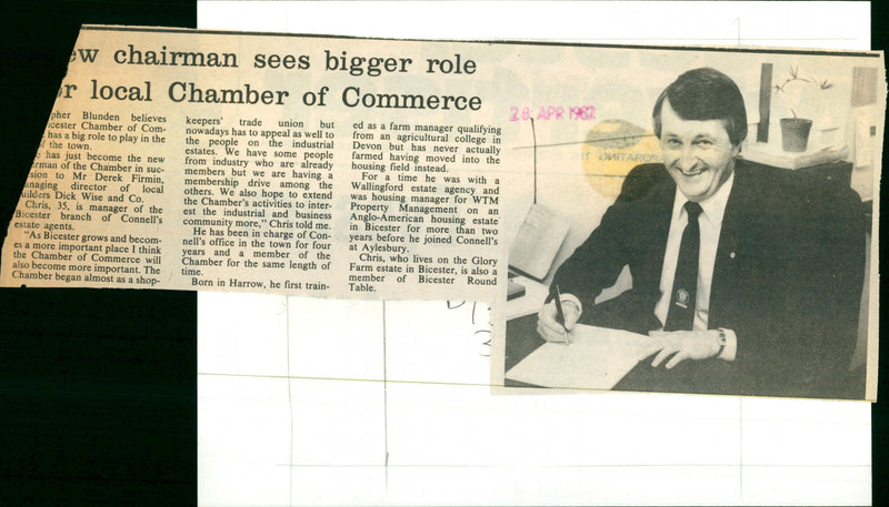 Christopher Blunden - Vintage Photograph