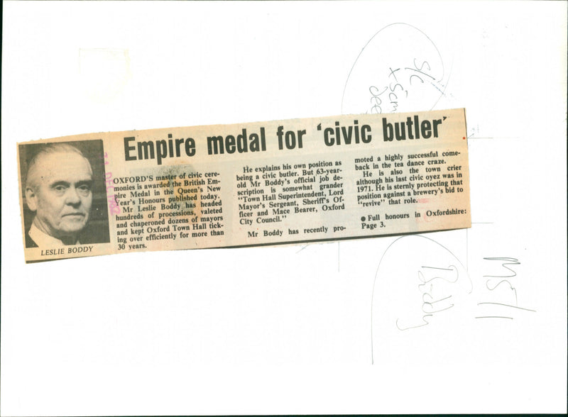 Leslie Boddy - Vintage Photograph