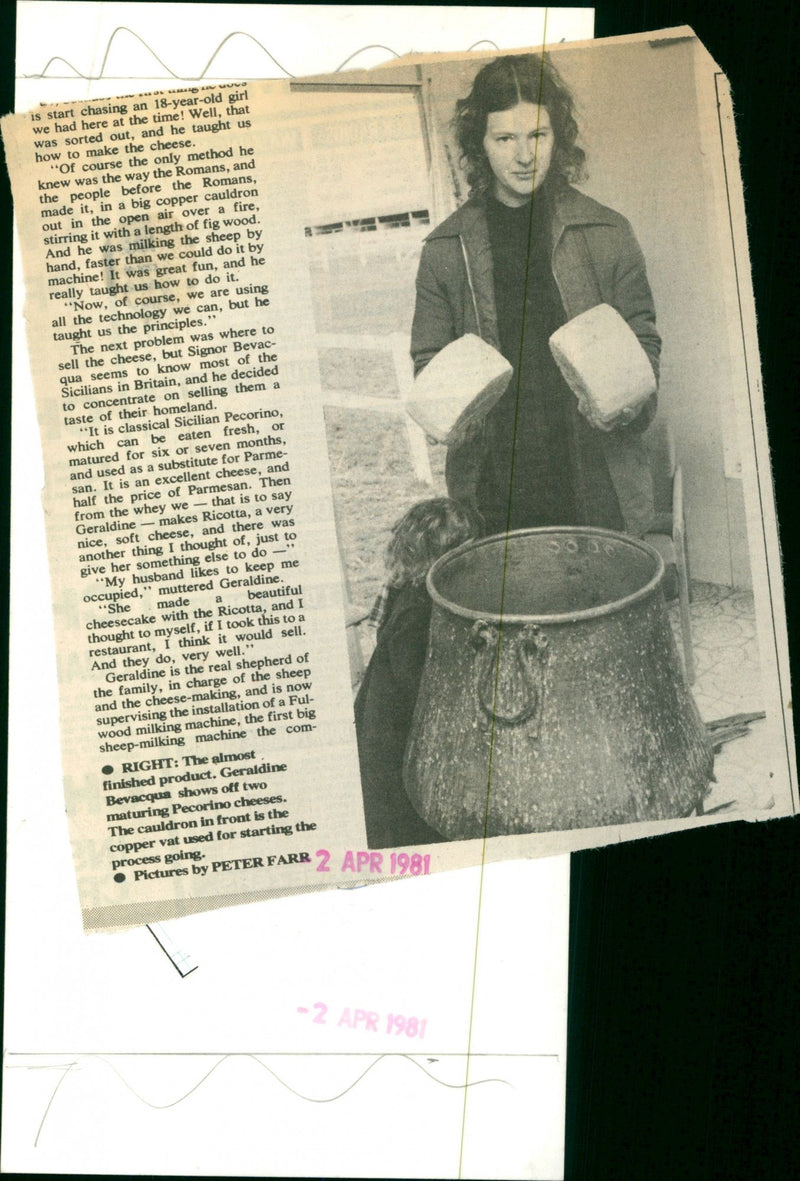 Geraldine Bevacqua - Vintage Photograph