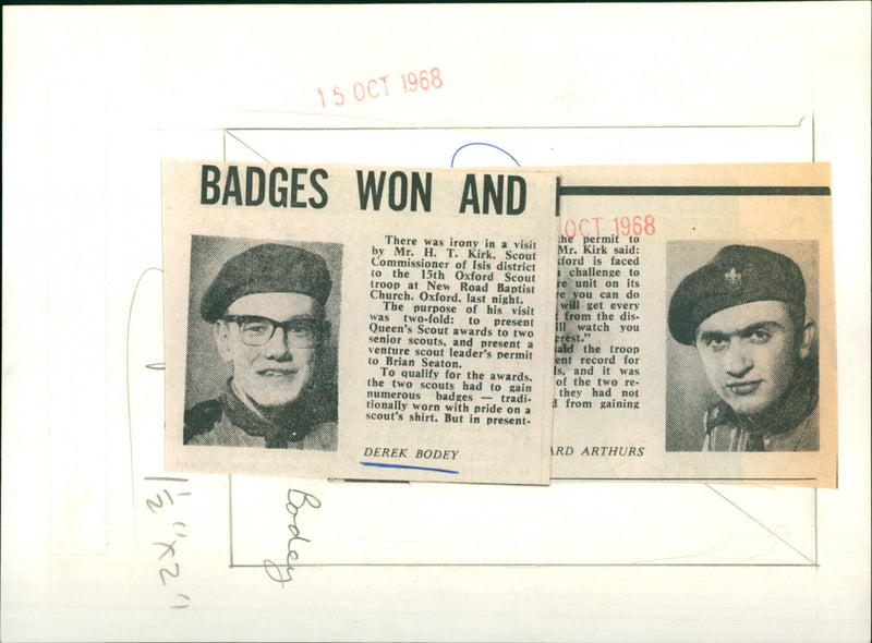 Derek Bodey - Vintage Photograph