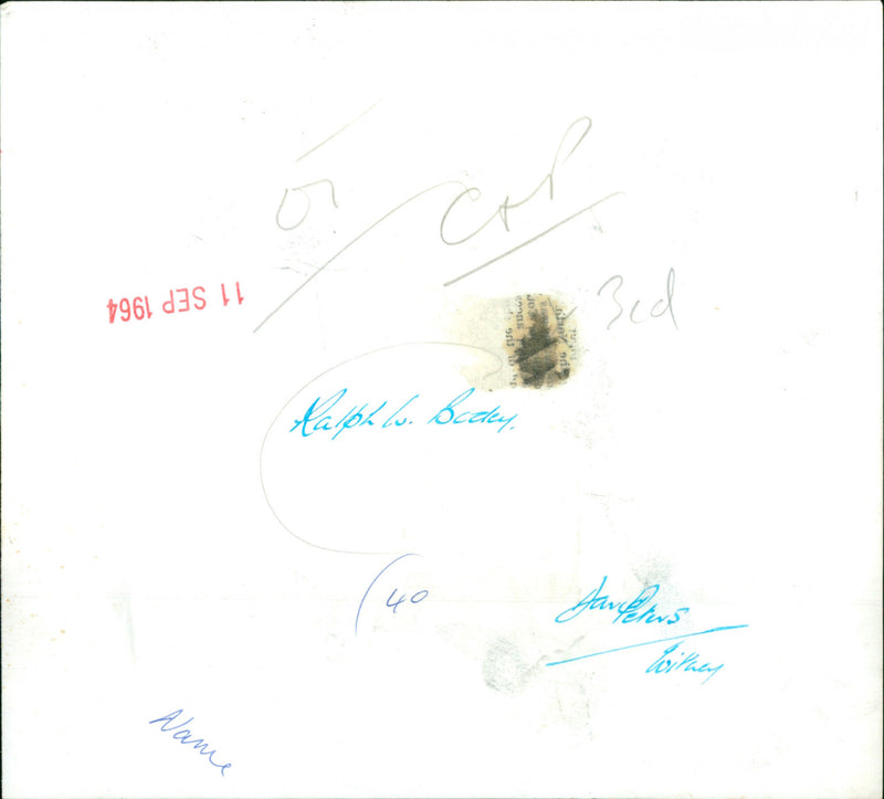 Ralph Bodey - Vintage Photograph