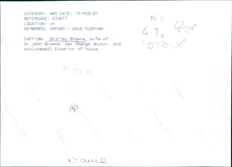 Shirley Browne - Vintage Photograph