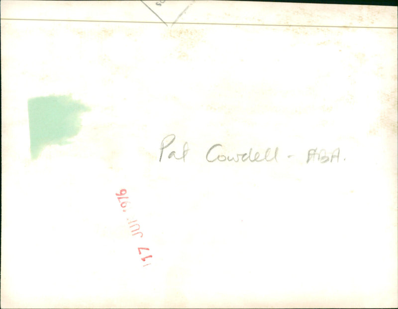 Pat Cowdell - Vintage Photograph