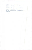 Christine Bloxham - Vintage Photograph