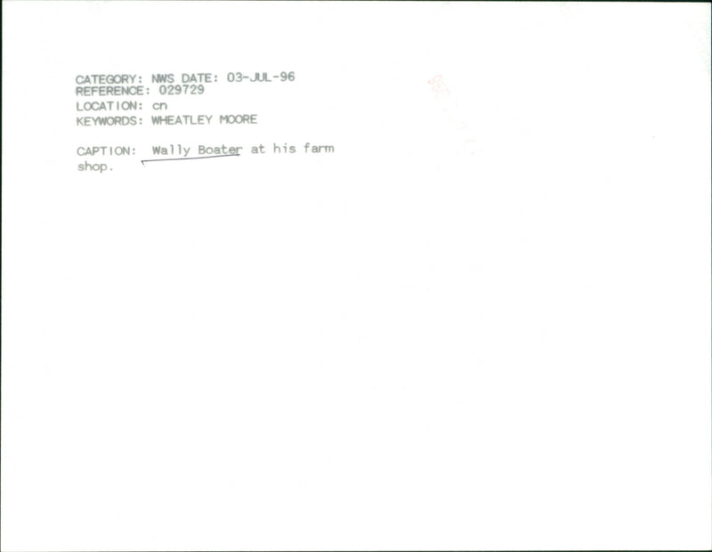 Wally Boater - Vintage Photograph