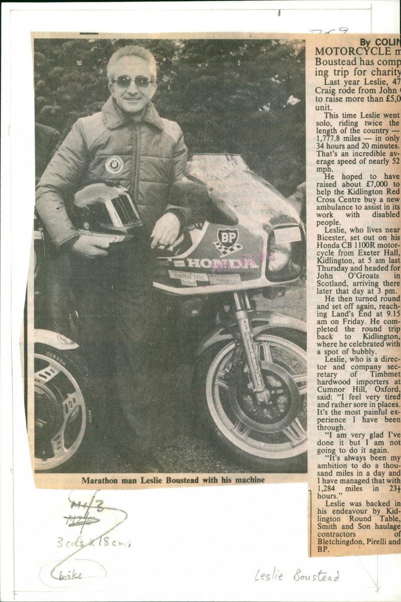 Leslie Bousted - Vintage Photograph