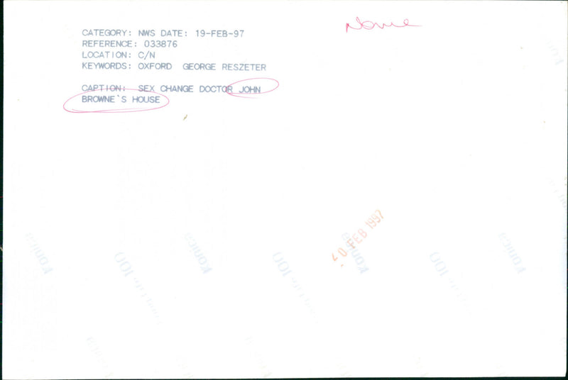 Dr. Joanna Browne - Vintage Photograph