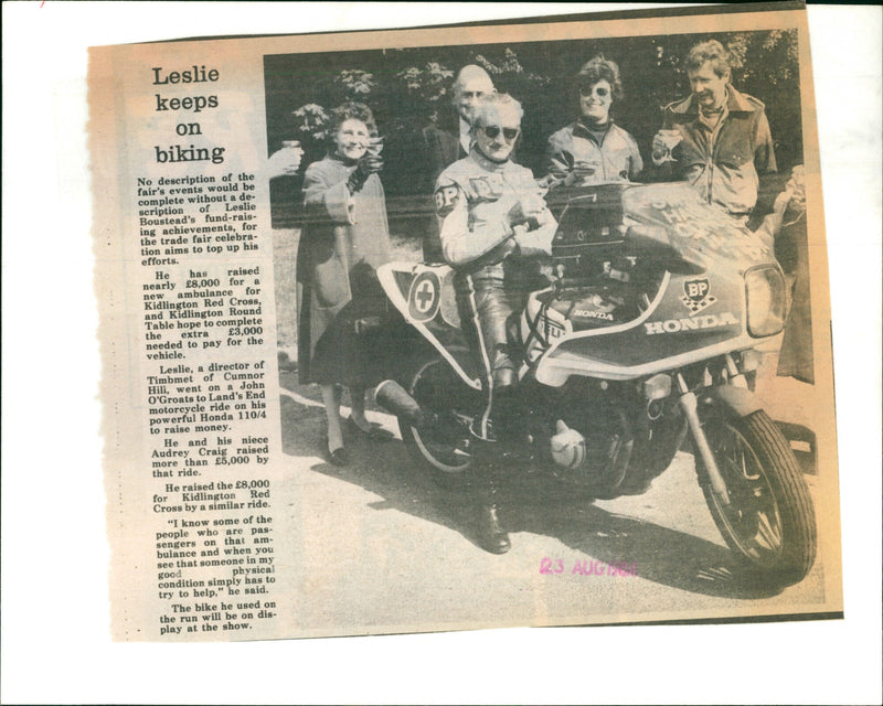 Leslie Bousted - Vintage Photograph