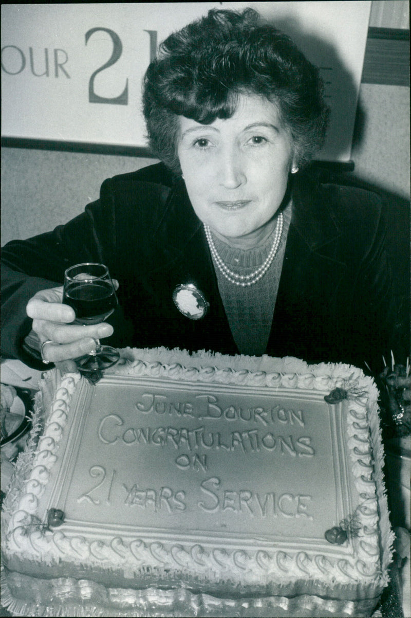 Mrs. June Bourton - Vintage Photograph