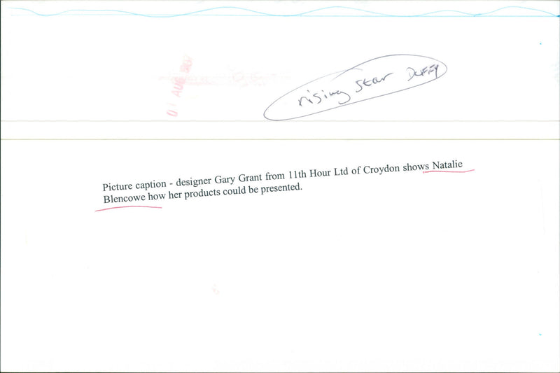 Natalie Blencowe - Vintage Photograph