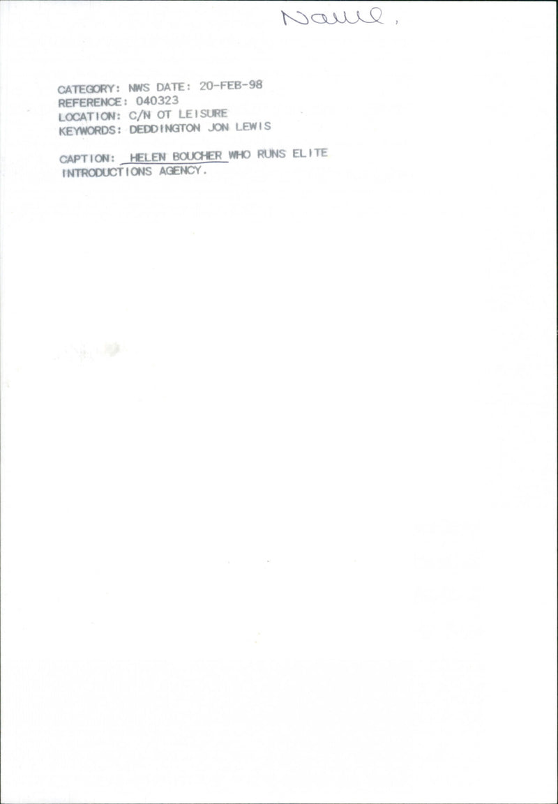 Helen Boucher - Vintage Photograph