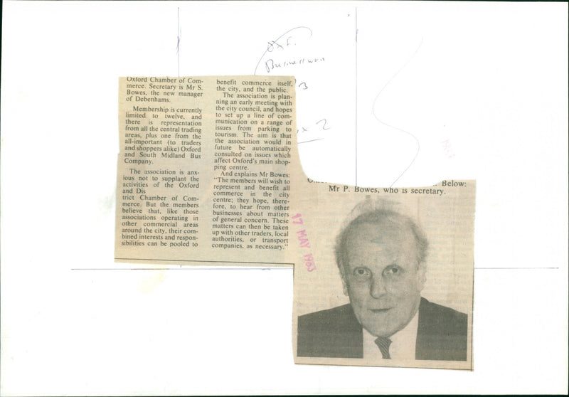 Stan Bowes - Vintage Photograph