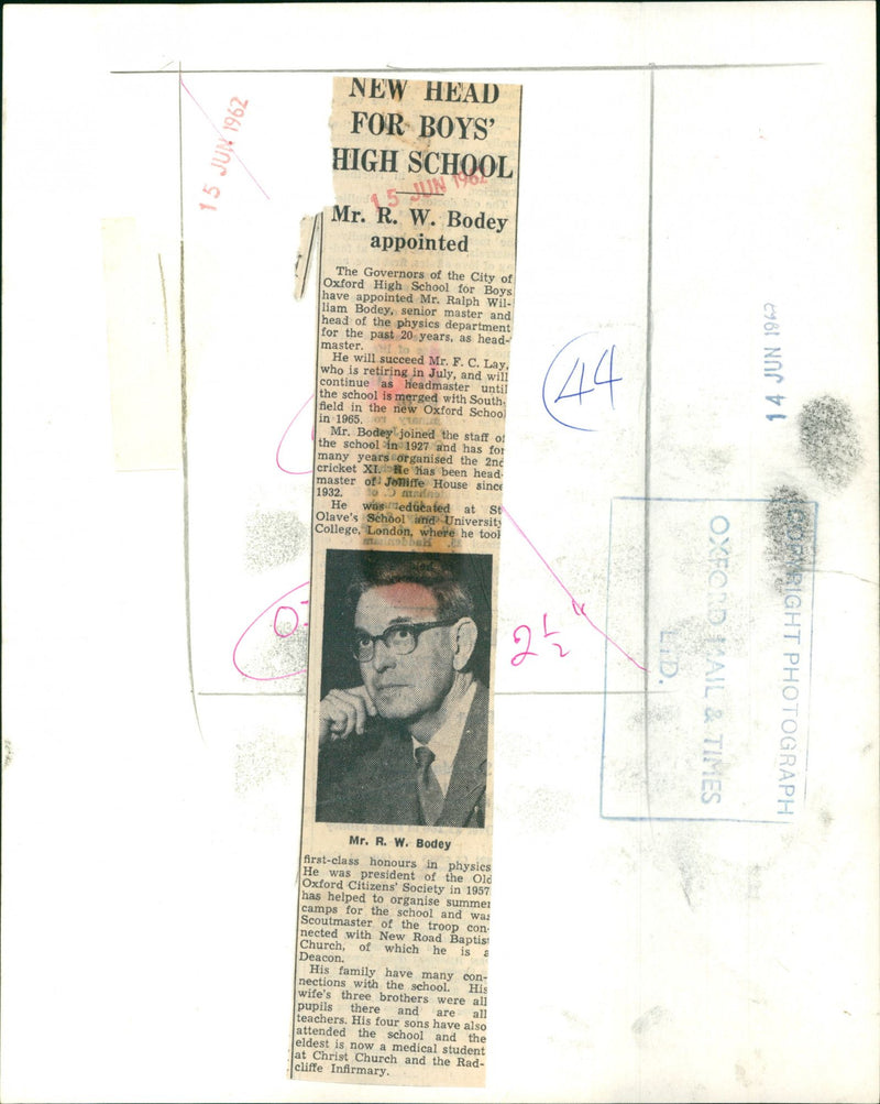 Ralph William Bodey - Vintage Photograph