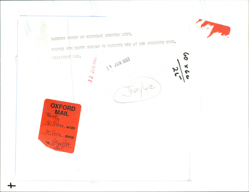 Betty Bonham - Vintage Photograph