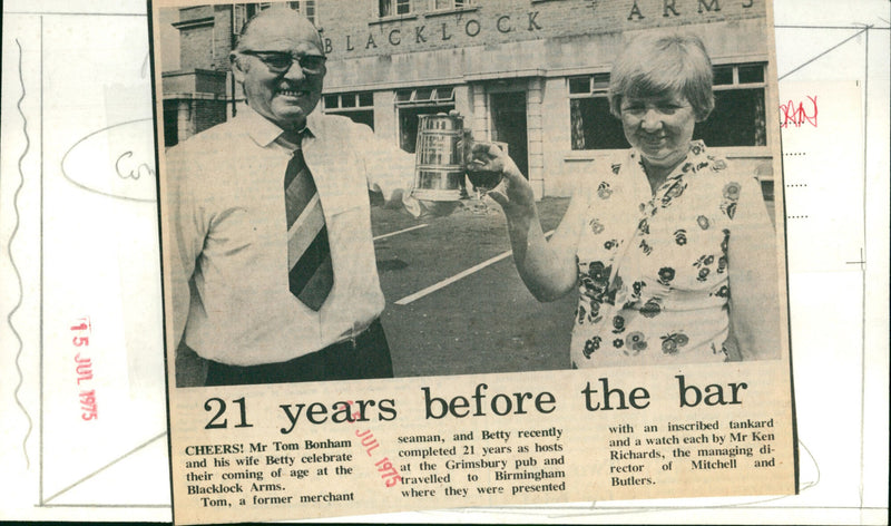 Tom Bonham - Vintage Photograph