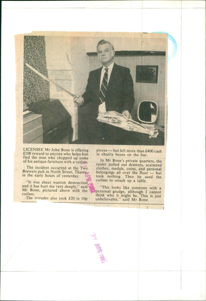 John Bone - Vintage Photograph