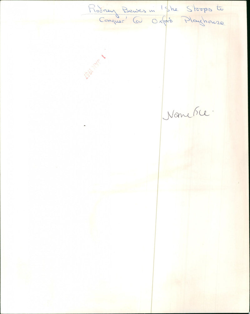 Rodney Bewes - Vintage Photograph