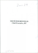 Peter Bonfield - Vintage Photograph