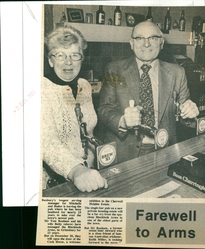 Tom Bonham - Vintage Photograph