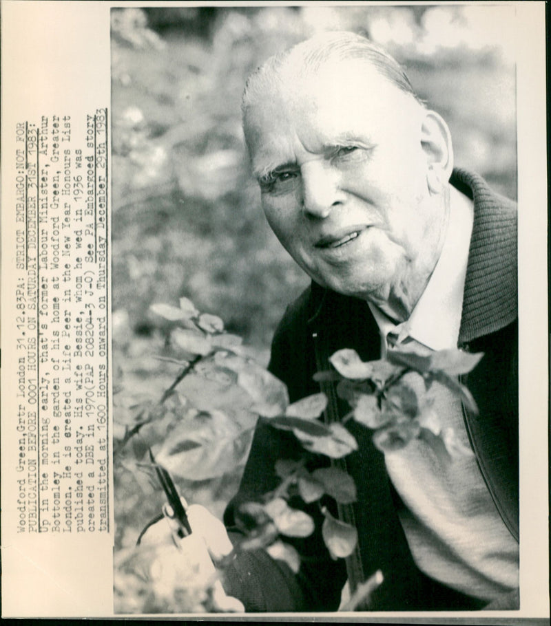 Arthur Bottomley - Vintage Photograph