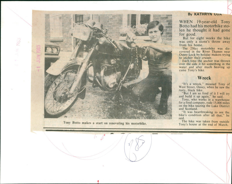 Tony Botto - Vintage Photograph