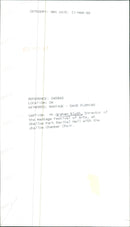 Graham Blyth - Vintage Photograph