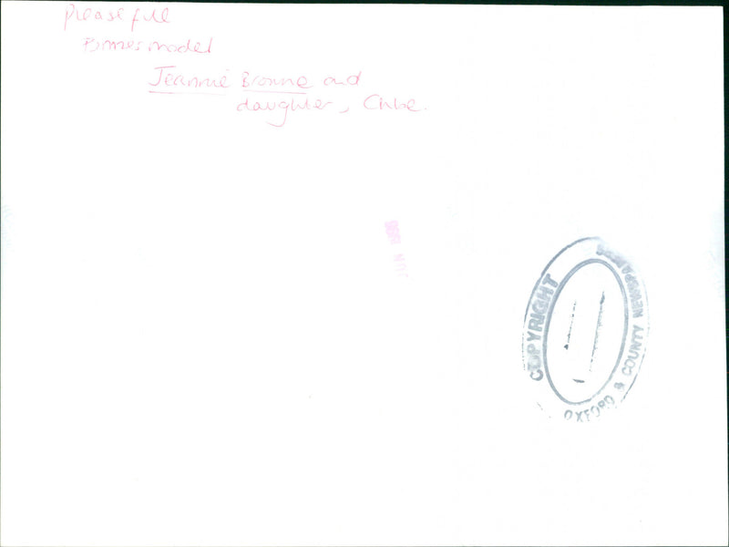 Jeannie Browne - Vintage Photograph