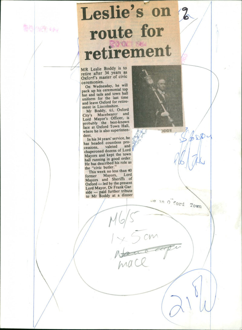 Leslie Boddy - Vintage Photograph