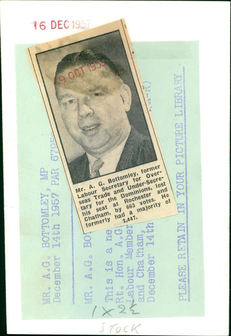 Arthur Bottomley - Vintage Photograph