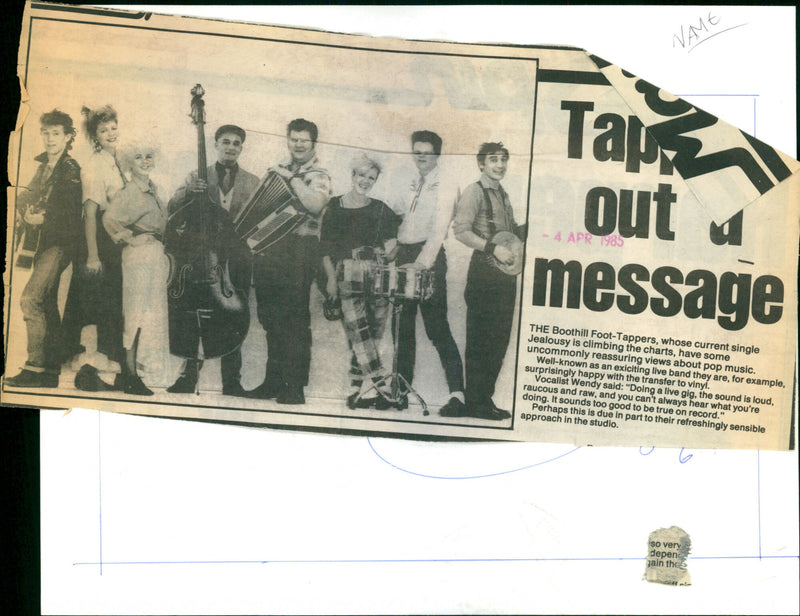 Boothill Foot Tappers - Vintage Photograph